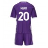 Fiorentina Moise Kean #20 Hemmaställ Barn 2025-26 Korta ärmar (+ Korta byxor)